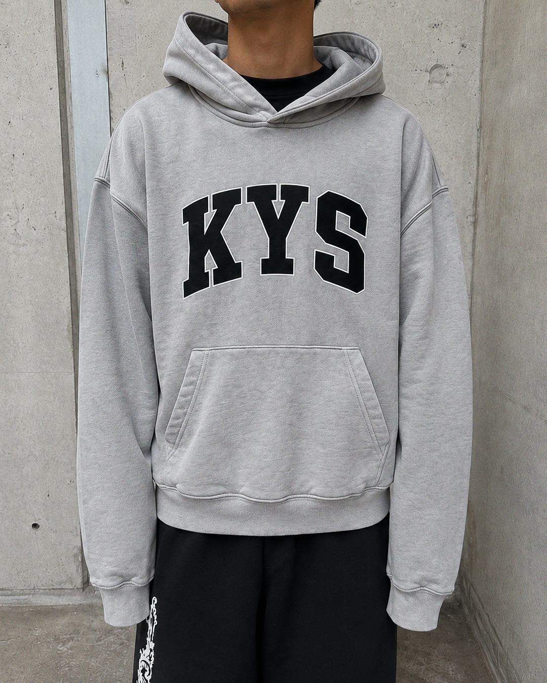 kys hoodie grey