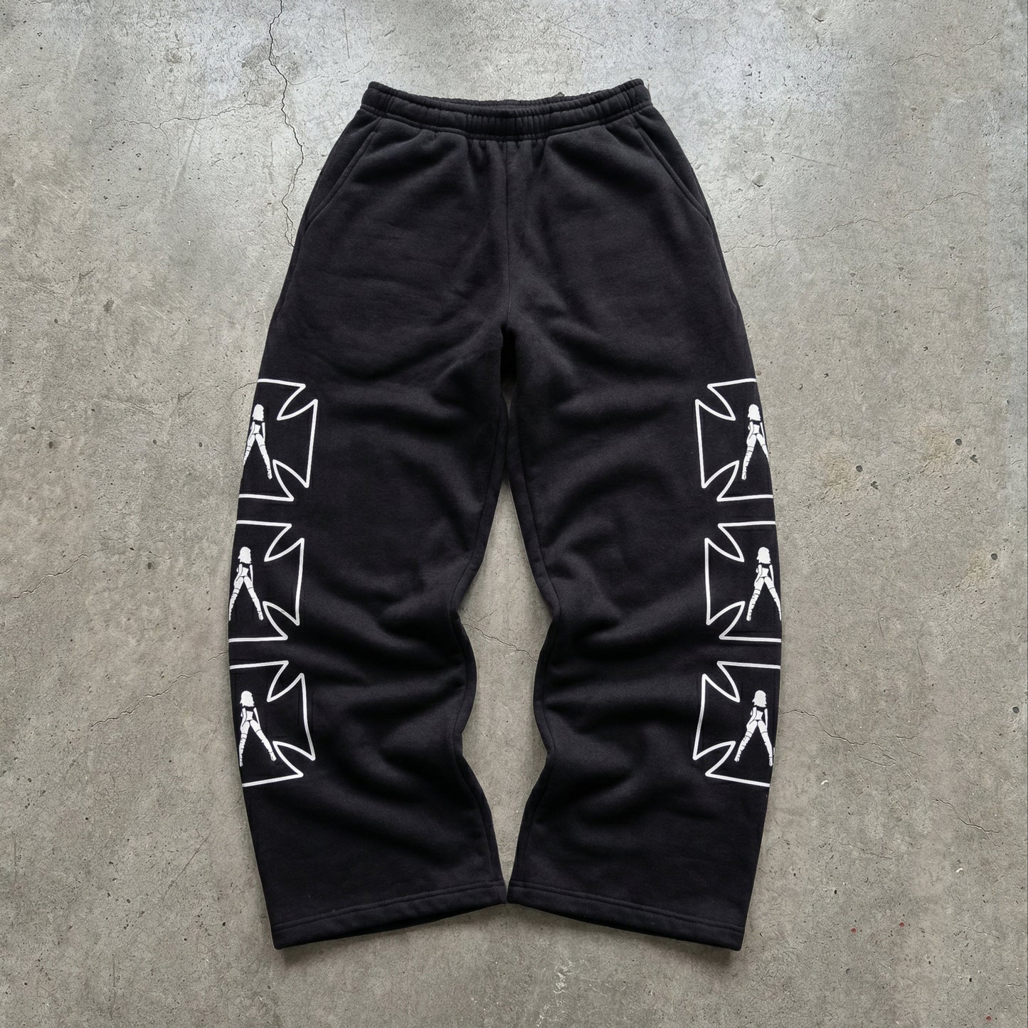 lady cross sweats