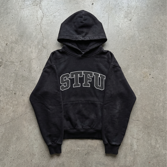 stfu hoodie black